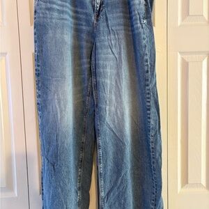 American Eagle Jeans Super High Rise Baggy Wide Leg